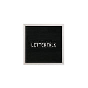 used Letterfolk Poet Letter Board, Black