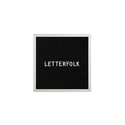 used Letterfolk Poet Letter Board, Black