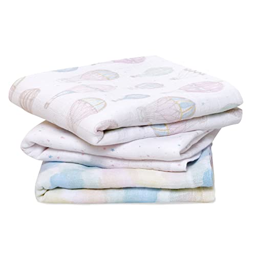 used Aden + Anais Organic Muslin Large Musy Squares