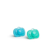 used Herobility Pacifier 2 Pack, Blue/Teal