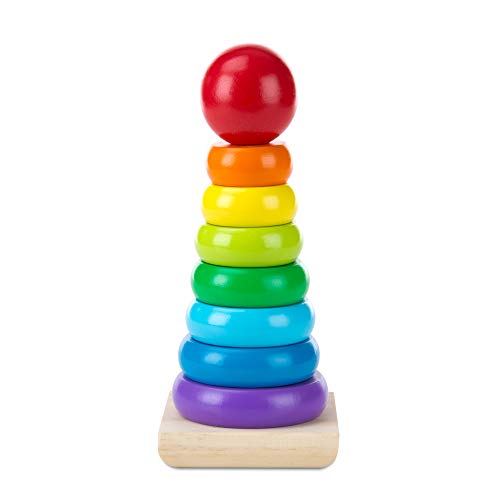 used Melissa & Doug Rainbow Stacker Classic Toy