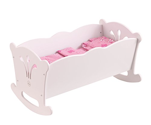 used KidKraft Tiffany Bow Doll Cradle