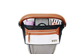 used Itzy Ritzy Stroller Caddy, Coffee & Cream