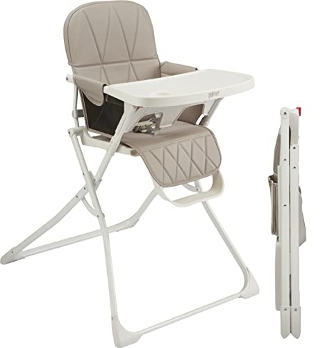 Han-mm Folding High Chair, Taupe