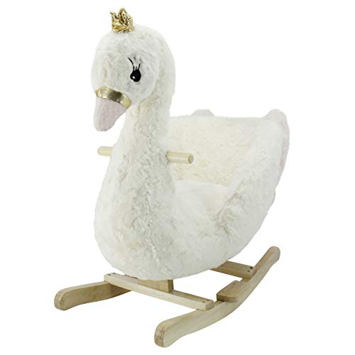 used Soft Landing Joyrides Swan Rocking Toy