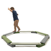 used JumpOff Jo Boardwalk Wood Balance Beam Obstacle Course, Camo