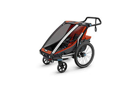 used Thule Chariot Cougar 1 Bike Trailer With Jogging Kit