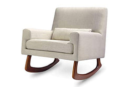 Shop Nursery Works Sleepytime Rocker, Performance Cream Eco-Weave with Light Legs at GoodBuy Gear