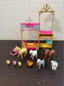 used Barbie Careers Farm Vet Doll And Playset