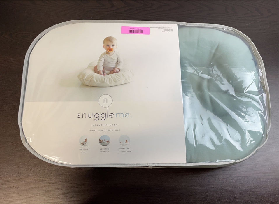 used Snuggle Me Organic Sensory Infant Lounger, stone