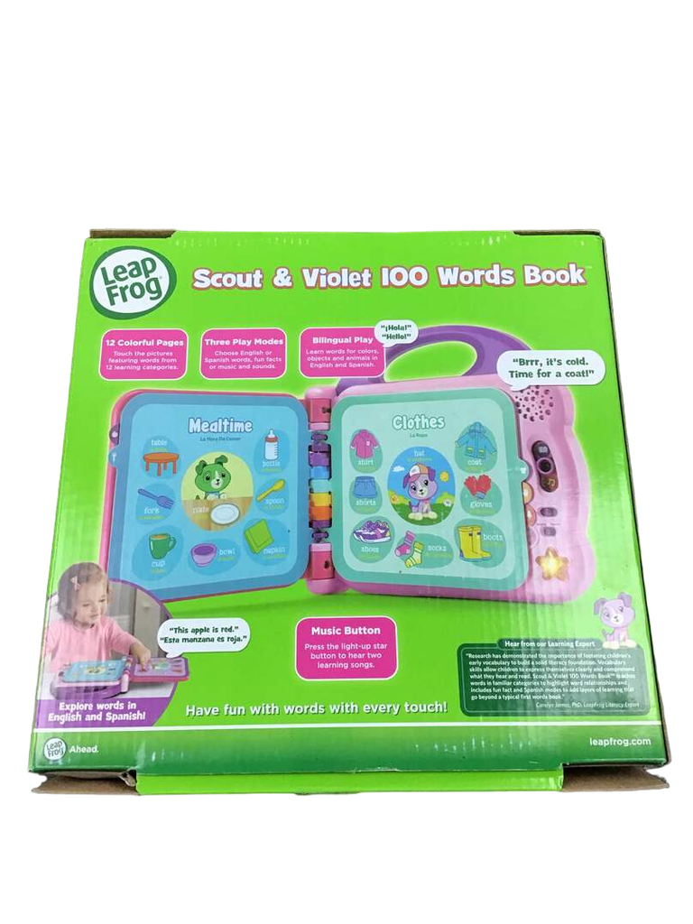 Leap Frog Scout & Violet 100 Words Book