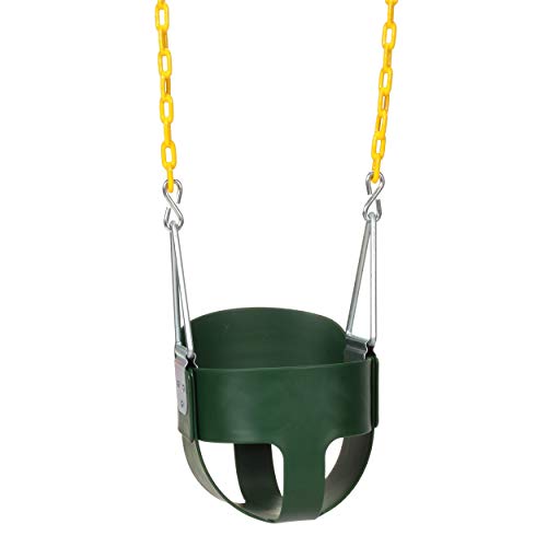 used Eastern Jungle Gym Heavy-Duty High Back Full Bucket Toddler Swing