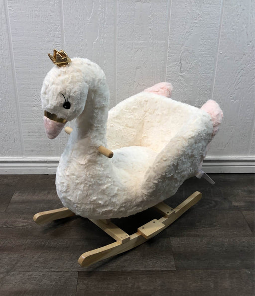 used Soft Landing Joyrides Swan Rocking Toy