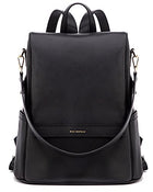 used Mia + Sophia Leather Diaper Bag Backpack