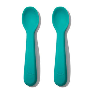 OXO Tot Silicone Spoon Set Navy