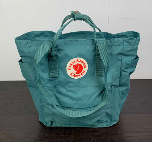 used Fjallraven Kanken Convertible Totepack Backpack, Frost Green