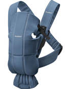 Shop BabyBjorn Baby Carrier Mini, Vintage Indigo Cotton at GoodBuy Gear
