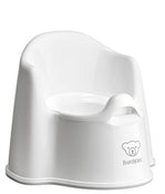 used BabyBjorn Potty Chair, White/Gray