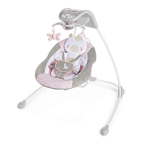 used Ingenuity InLighten Cradling Swing, - Grey