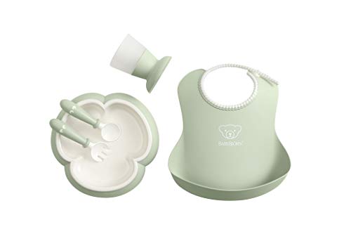 Shop BabyBjorn Baby Dinner Set, Powder Green at GoodBuy Gear