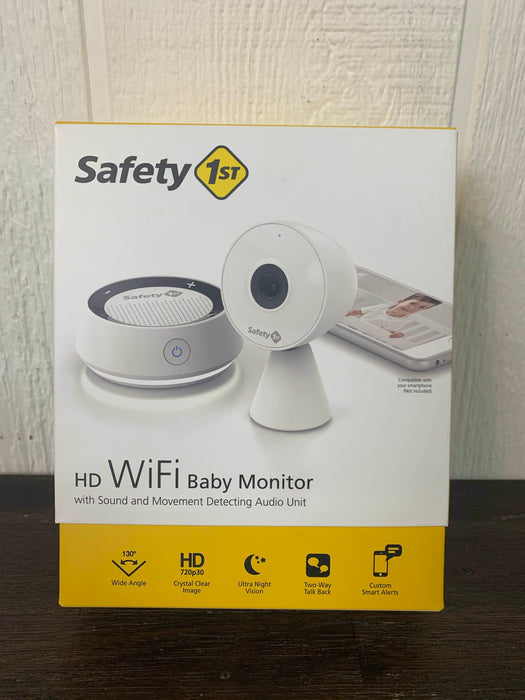 used Safety 1st HD WiFi Baby Monitor With Smart Audio Unit