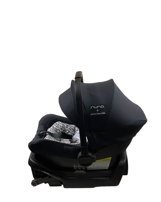 secondhand Nuna Pipa Lite LX Infant Car Seat, Broken Arrow Caviar