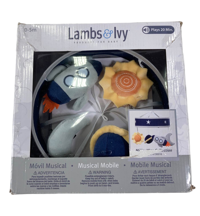 Shop Lambs & Ivy Musical Crib Mobile, Milky Way at GoodBuy Gear