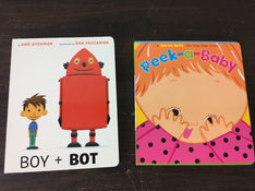 used BUNDLE Baby Peekaboo And Robot Friends Books