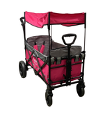 used Wonderfold X2 Push + Pull Double Stroller Wagon, 2021, Pretty-n-Pink