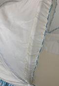 Shop Dream On Me Portable 2-in-1 Bassinet, Blue & White Stripes at GoodBuy Gear
