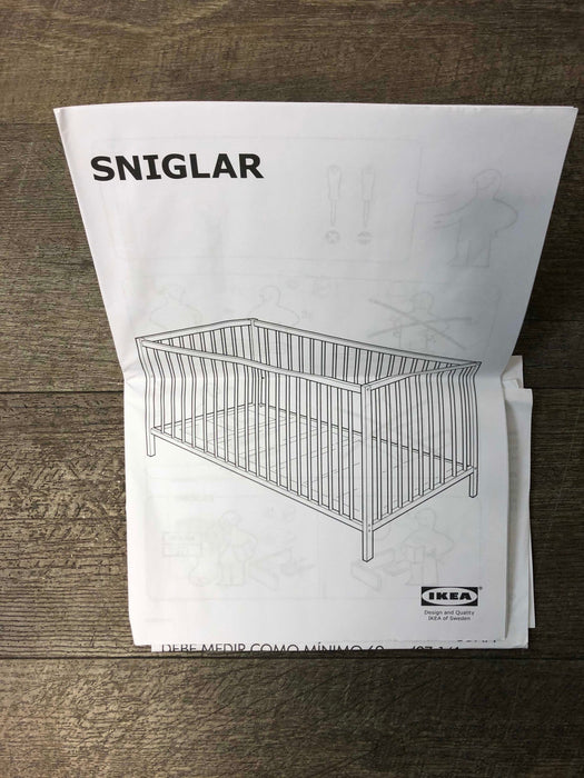 used IKEA SNIGLAR Crib