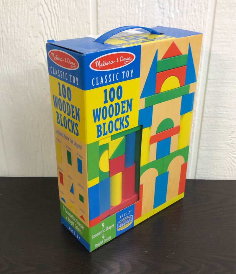 Onshine 100 Pezzi Giochi in Legno Mattoncini Blocchi Costruzioni