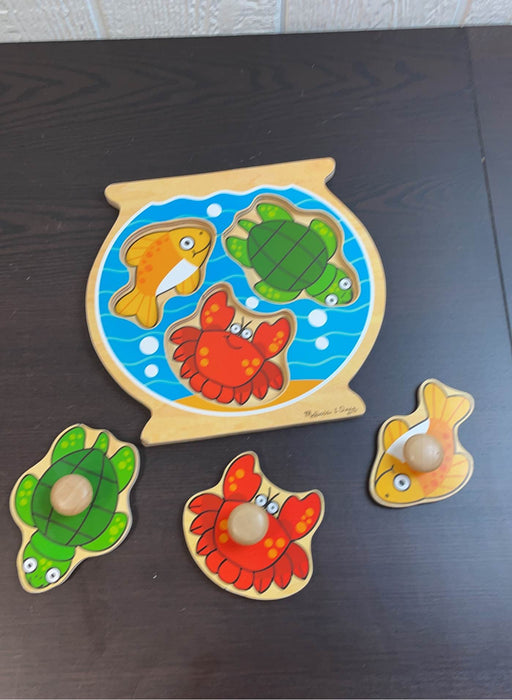 used Melissa & Doug Jumbo Knob Puzzle