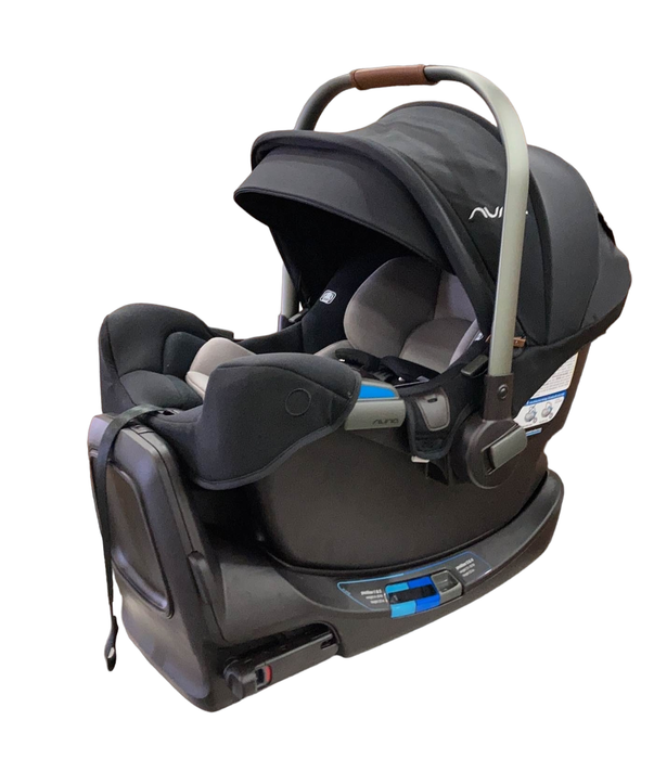 secondhand Nuna PIPA rx Infant Car Seat, 2023, Caviar