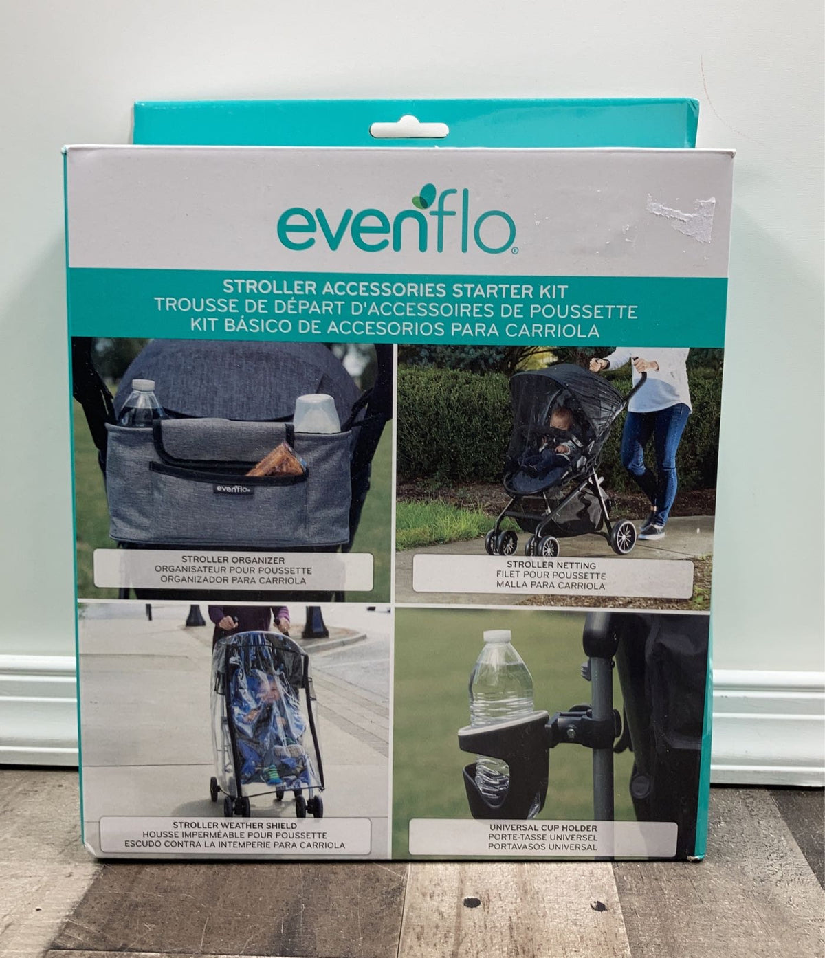 evenflo universal stroller organizer Evenflo Stroller Four-Piece Accessory Starter Kit