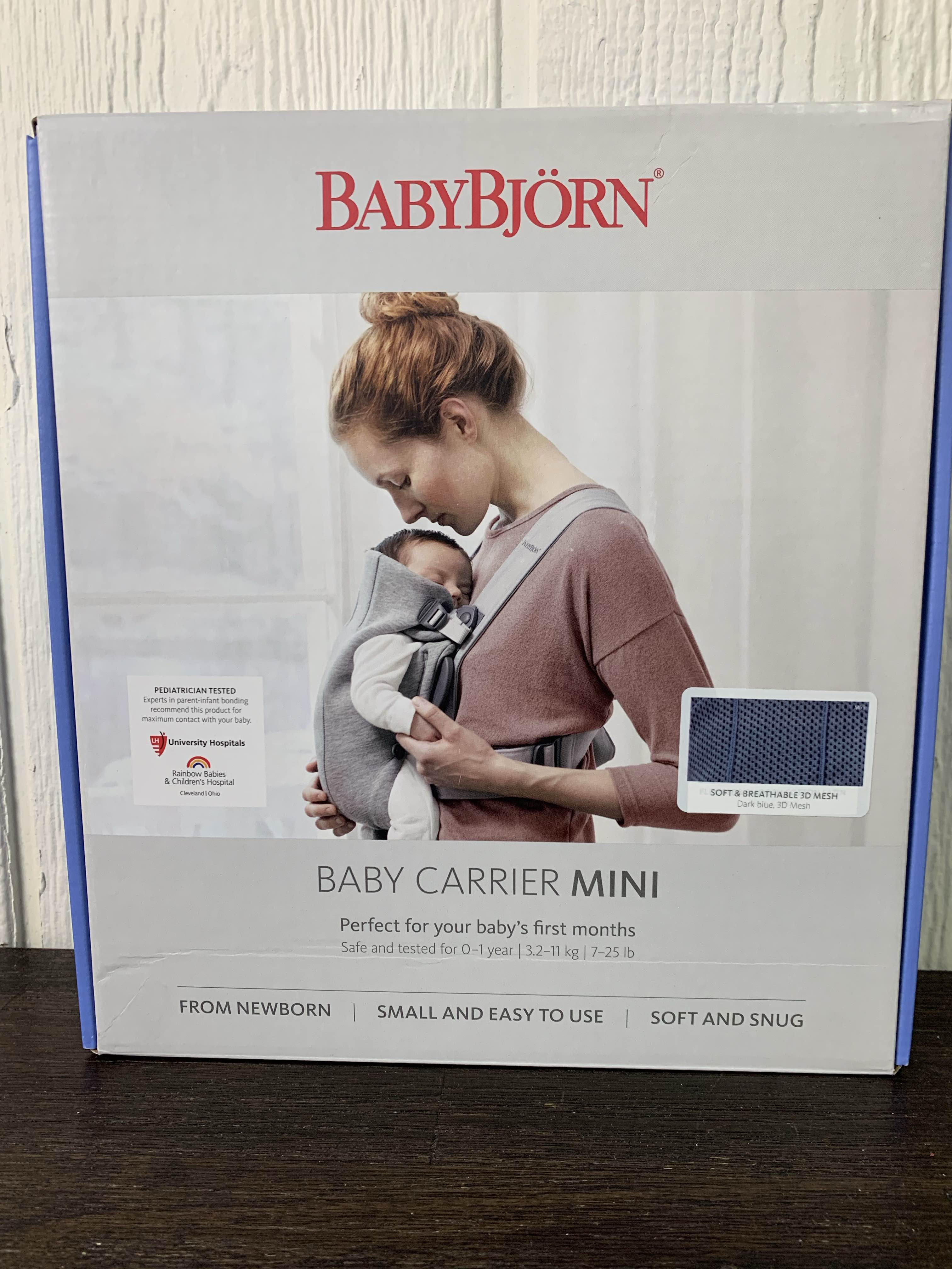 Baby Bjorn Baby Carrier Mini, Dark Blue 3D Mesh