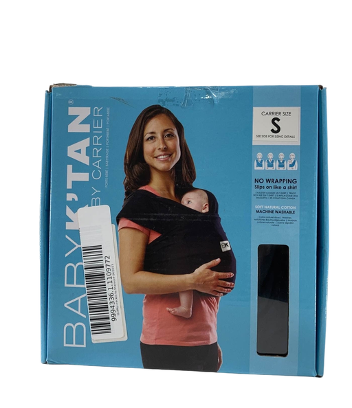 used Baby K'tan Baby Carrier, Small, Black, Original
