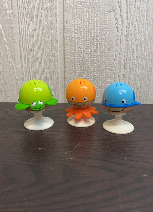 used Hape Put-Stay Rattle Set