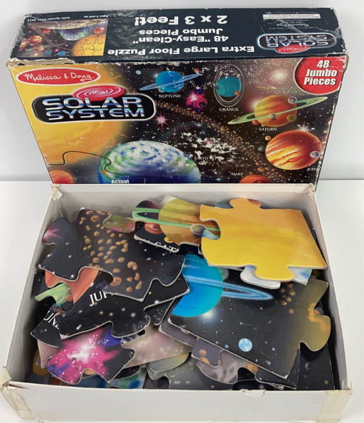 secondhand Melissa & Doug Floor Puzzle, solar system