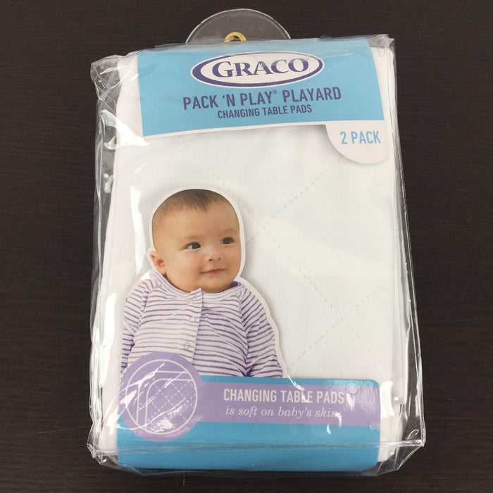 used Graco 2-Pack Changing Table Pad Cover