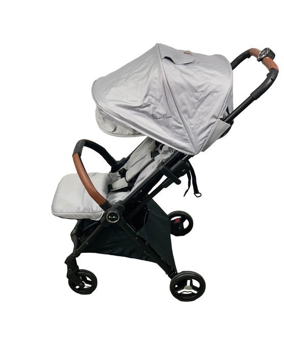 secondhand Silver Cross Jet Compact Stroller, 2021, Sterling Silver