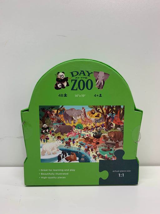 secondhand Crocodile Creek Floor Puzzle, Zoo