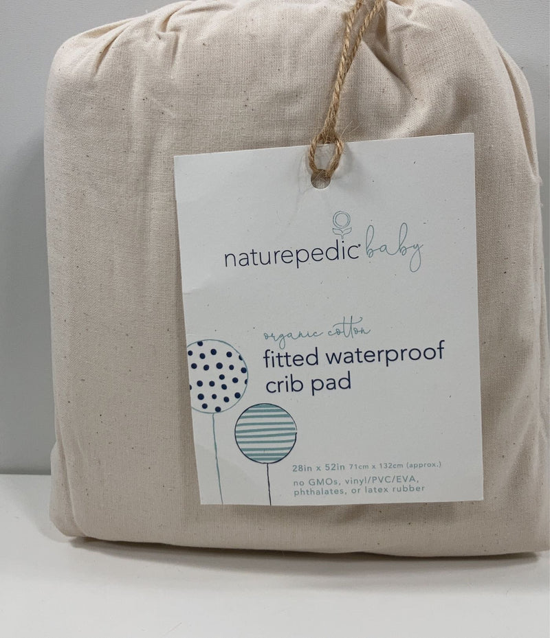 Naturepedic Organic Waterproof Mattress Pad For Stokke Mini Crib