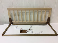 used KidCo Convertible Crib Bed Rail Natural Wood