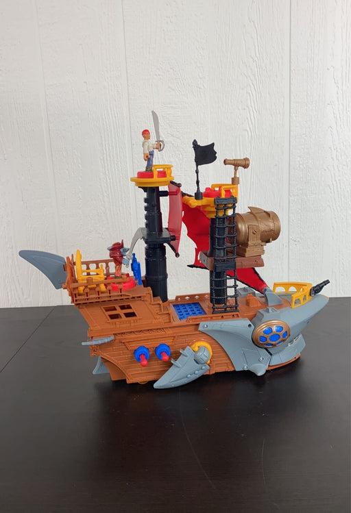 secondhand Fisher Price Imaginext Shark Bite Pirate Ship