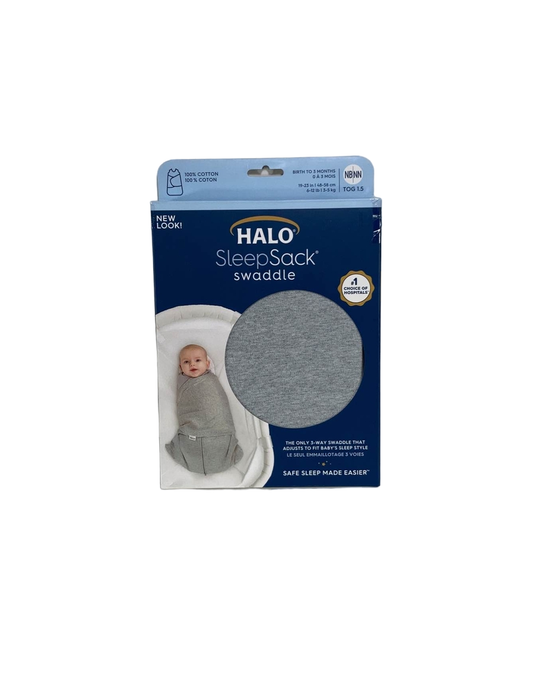 Shop Halo SleepSack Swaddle, Newborn, Heather Gray at GoodBuy Gear