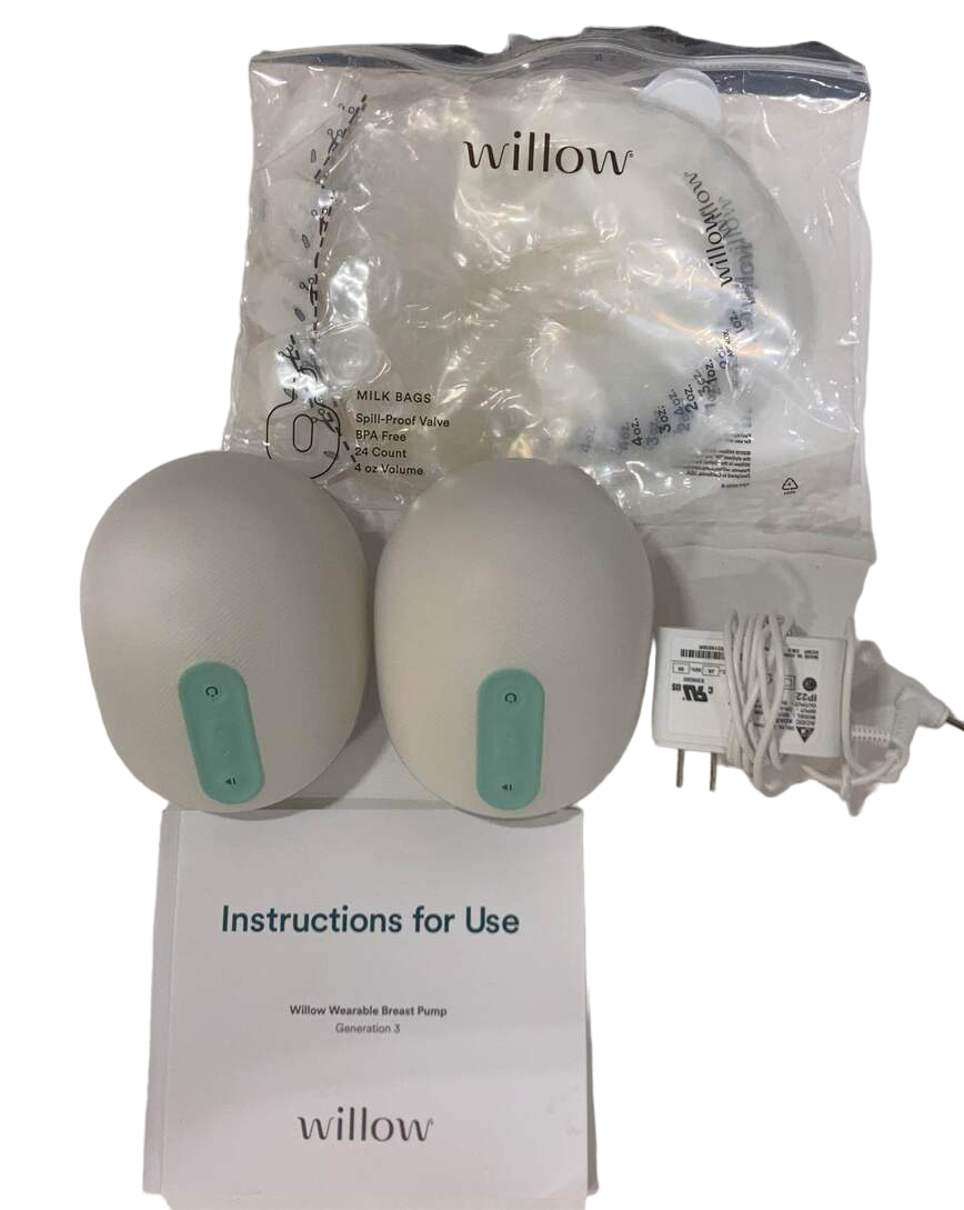 Willow 3.0 Pump and Milk Bags Bundle