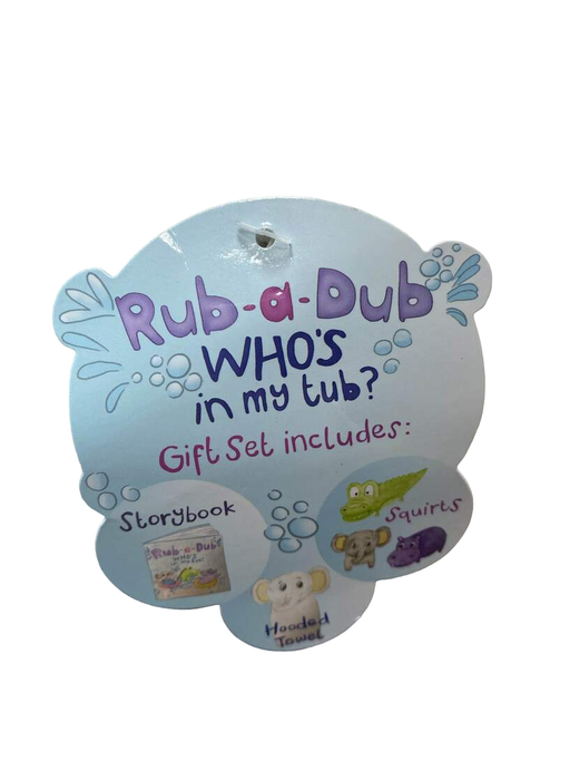 secondhand Tickle And Main Rub-a-dub Who’s In My Tub? Gift Set