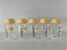 Shop Medela Breast Milk Collection and Storage Bottles with Solid Lids, 5pk, 5oz at GoodBuy Gear