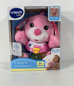 used VTech Baby Cuddle And Sing Puppy, -pink